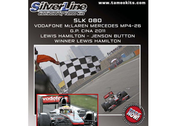 TAMEO kit SLK080 McLaren Mercedes MP4-26 ChinaGP 2011 Hamilton /Button