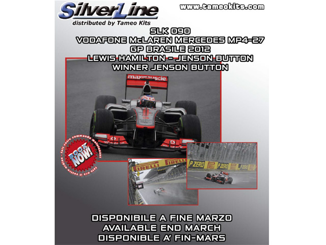 TAMEO kit SLK090 McLaren MP4-27 BrasileGP 2012