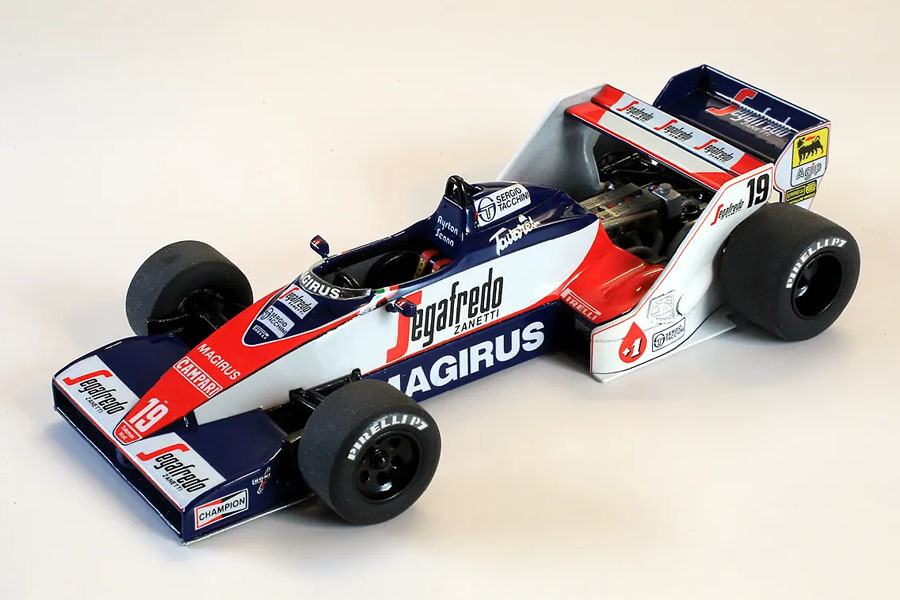 TAMEO kit SLK096 Toleman Hart TG183B BrasileGP 1984 A.Senna /J.Cecotto