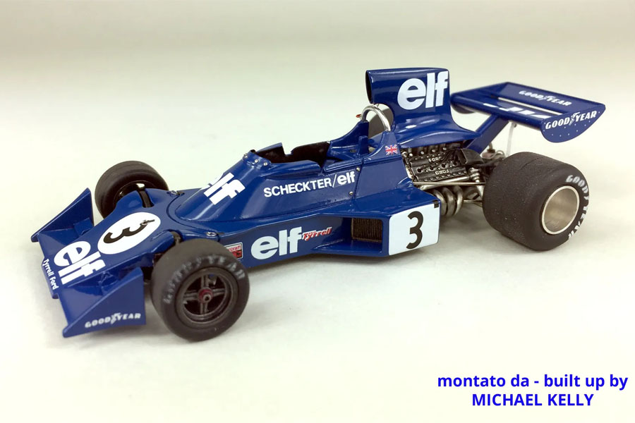 TAMEO kit SLK103 Tyrrell Ford 007 Sweden GP 1974 Schecter
