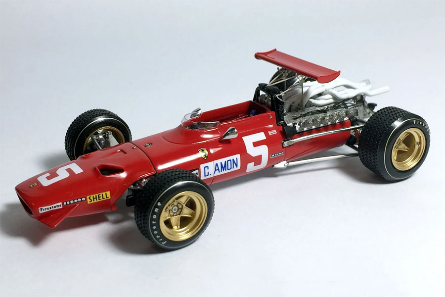 TAMEO kit SLK118 Ferrari 312 F1-68 BritishGP 1968 C.Amon /J.Ickx