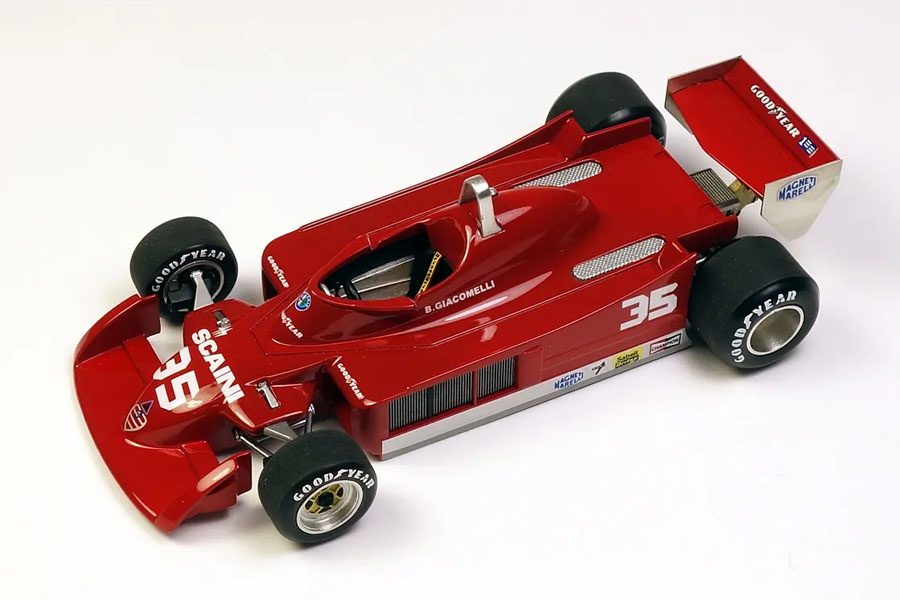 ミニカー　1/18 アルファロメオ 177 ベルギーGP 1979 B. Giacomelli #35 [TM18-281B] TECNOMODEL TM18-281B Scale 1/18 | ALFA ROMEO F1 177 N 35