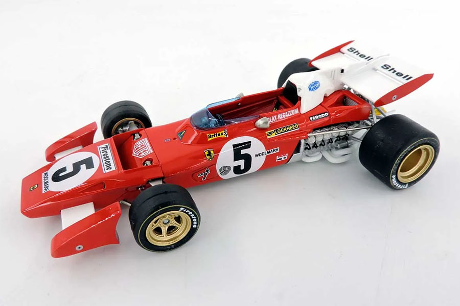 TAMEO kit SLK127 Ferrari 312B2 British GP 1971 J.Icks /C.Regazzoni
