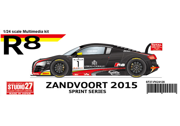 【お取り寄せ商品】 STUDIO27 FK24128 1/24 アウディ R8 Ultra #1 Zandvoort 2015