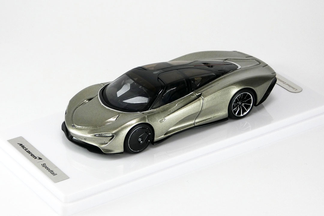 Tecno Model T43-EX10C 1/43 McLaren Speedtail Concourse Villa D'este 2019 Metallic Light Bronze Limited 49pcs