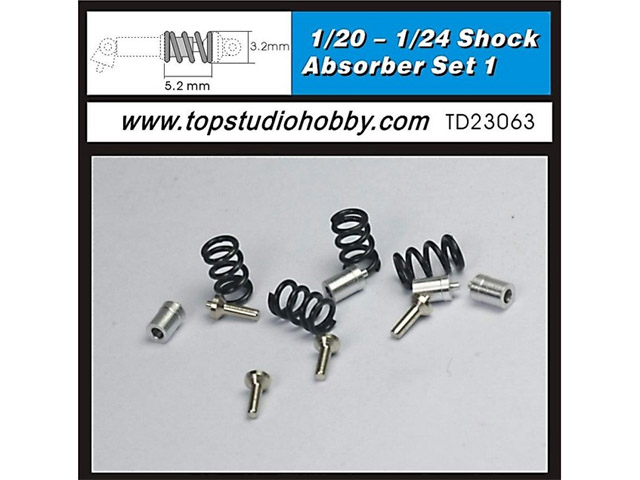 TOP STUDIO TD23063 1/20-1/24 Shock Absorber Set１
