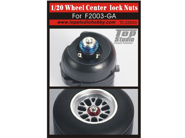 TOP STUDIO TD23083 1/20 Wheel Center lock Nuts for F2003-GA