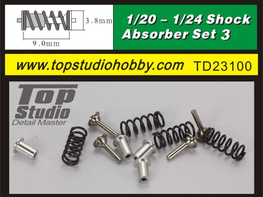 TOP STUDIO TD23100 1/20-1/24 Shock Absorber set 3