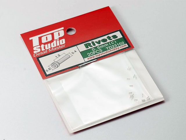 TOP STUDIO TD23102 0.6 mm Rivets  (C)【メール便可】