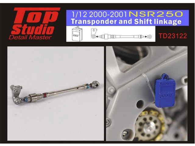 TOP STUDIO TD23122 1/12 2000-2001 NSR250 Transponder & Shift Linkage
