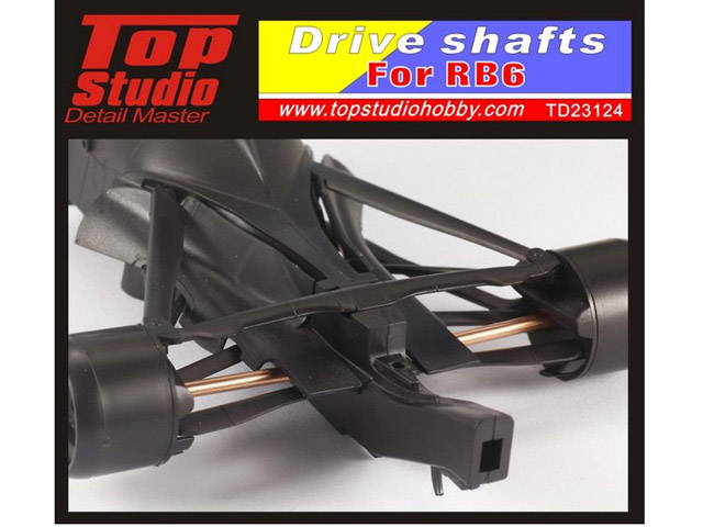 TOP STUDIO TD23124 1/20 RB6 Drive Shafts【メール便可】