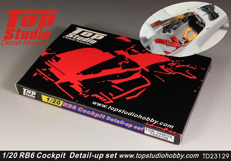 TOP STUDIO TD23129 1/20 RB6 Cockpit Detail-up set