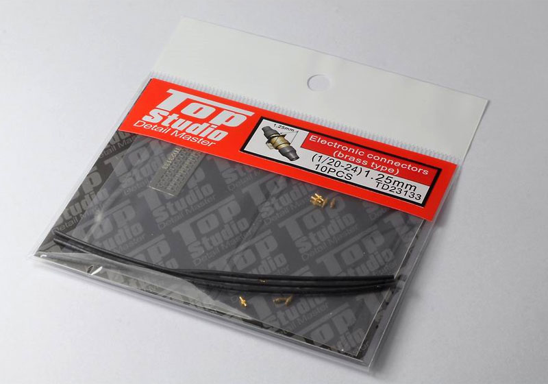 TOP STUDIO TD23133 Electronic Connectors (1/20-24) 1.25mm 【メール便可】