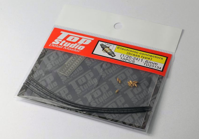 TOP STUDIO TD23134 Electronic Connectors (1/20-24) 1.6mm 【メール便可】