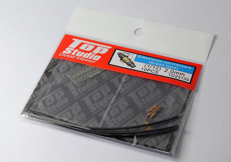 TOP STUDIO TD23135 Electronic Connectors (1/12) 2.0mm 【メール便可】