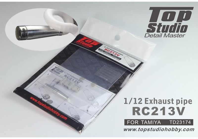 TOP STUDIO TD23174 1/12 Exhaust Pipe for RC213V