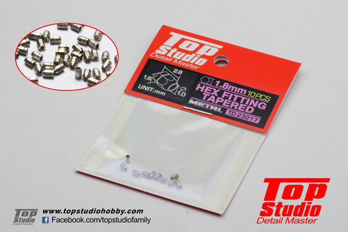 TOP STUDIO TD23217 1.8mm Hex Fitting Tapered 【メール便可】