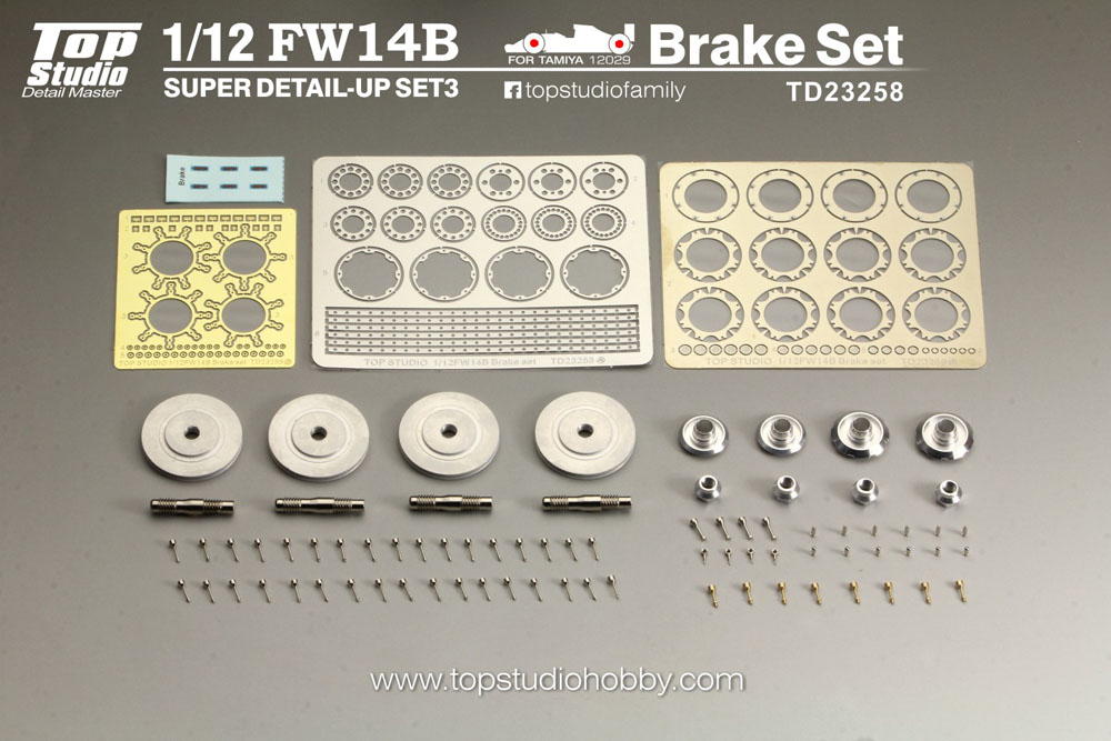 TOP STUDIO TD23258 1/12 Williams FW14B Super Detail-up Set 3 - Brake Set