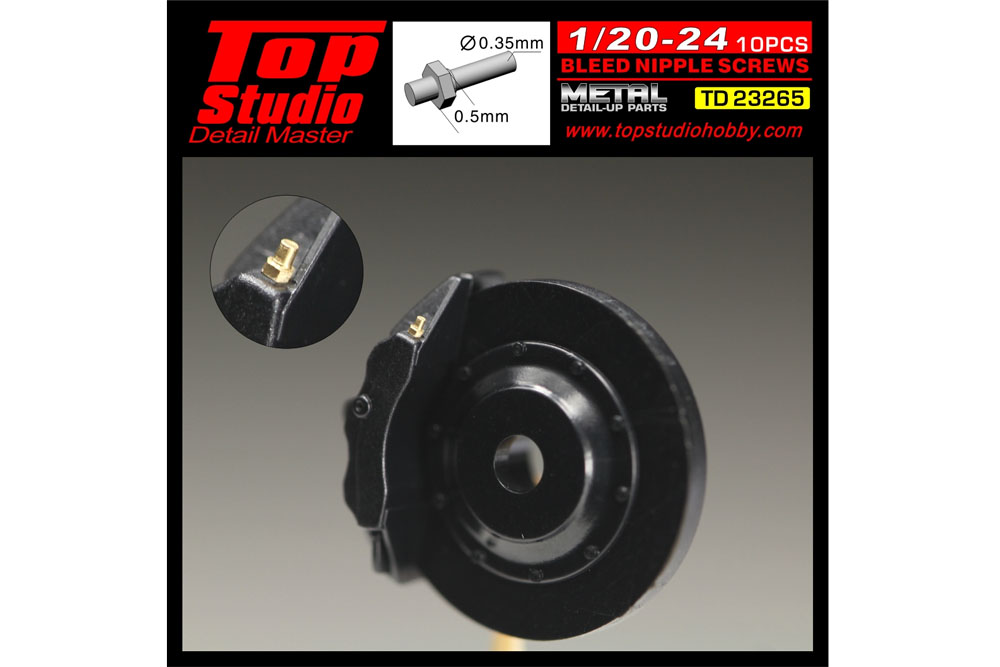 TOP STUDIO TD23265 1/20 - 24 Bleed Bipple Screws 【メール便可】
