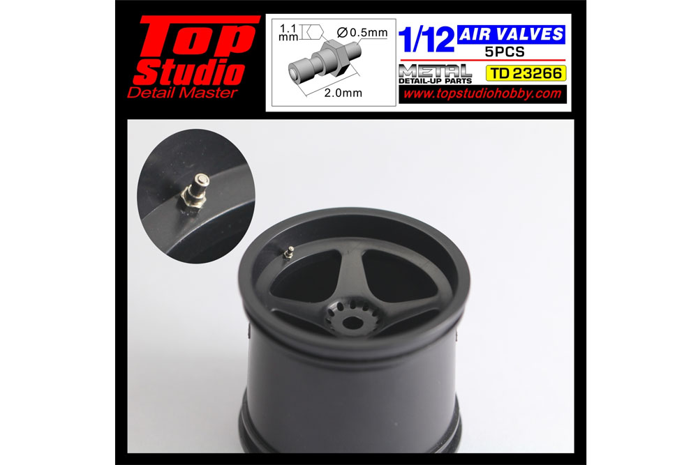 TOP STUDIO TD23266 1/12 Air Valves 【メール便可】