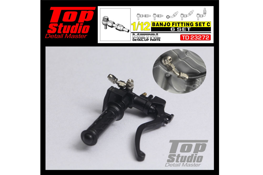 TOP STUDIO TD23272 1/12 Banjo Fitting Set C 【メール便可】