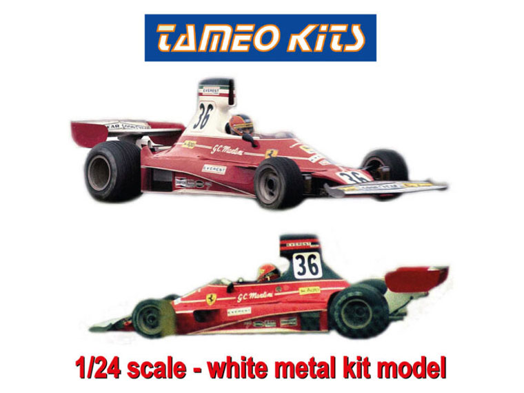 ** 予約商品 ** TAMEO 1/24kit TLK006 Ferrari 312T SCUDERIA EVEREST 1976 Giancarlo Martini