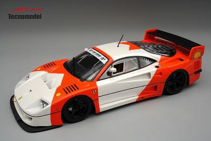 ** 予約商品 ** Tecno Model TM12-17D 1/12 Ferrari F40LM 1996 Red - White /Black wheels
