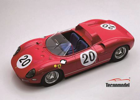 ** 予約商品 ** Tecno Model TM18-525C 1/18 Ferrari 275P Le Mans 24H 1964 #20 SEFAC Winner