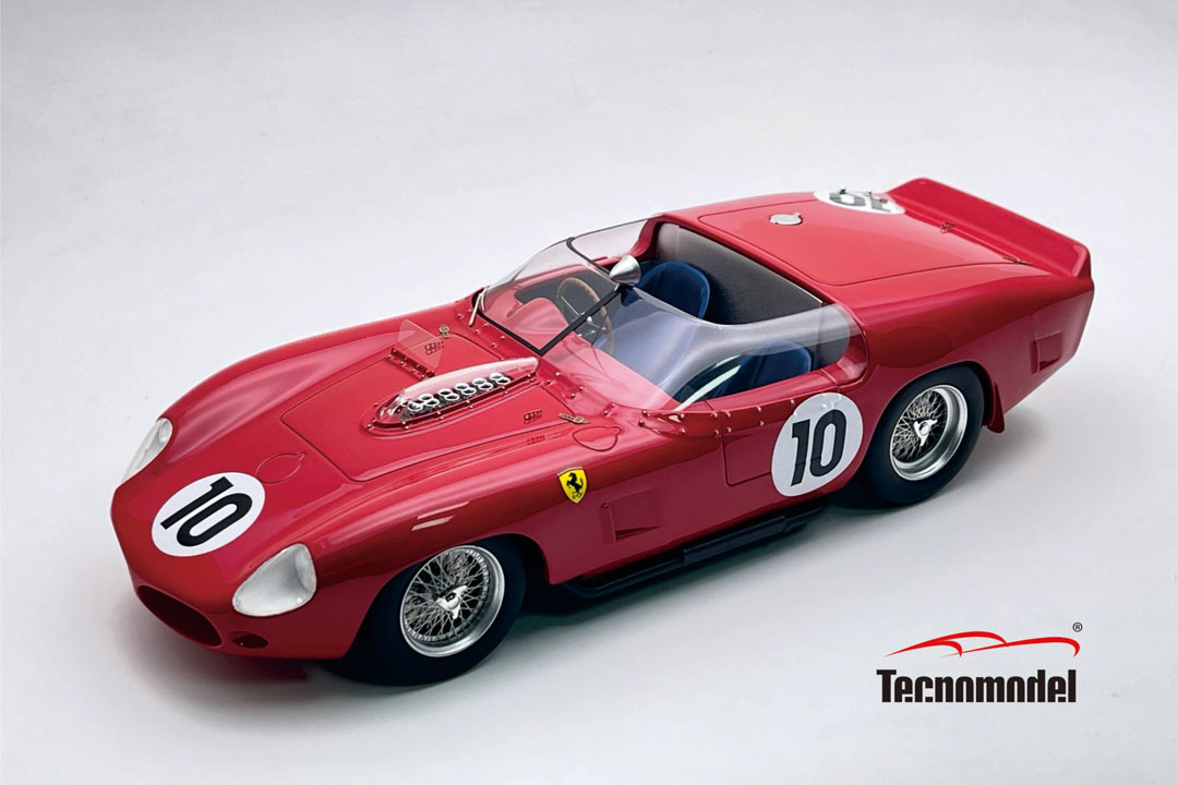 ** 予約商品 ** Tecno Model TM18-231B 1/18 Ferrari 250 TR61 Le Mans 1961 Winner #10 O.Gendebien - P.Hill
