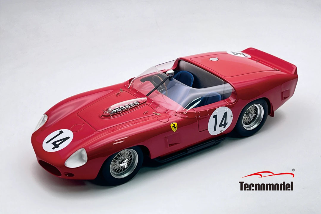 ** 予約商品 ** Tecno Model TM18-231D 1/18 Ferrari 250 TR61 Sebring 12H 1961 Winner #14 P.Hill - O.Gendebien