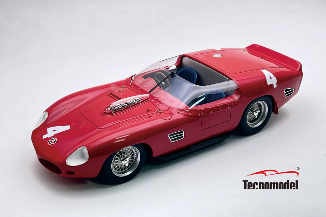 ** 予約商品 ** Tecno Model TM18-231G 1/18 Ferrari 250 TR61 Pescara GP 1961 Winner #4 L.Bandini - G.Scarlatti
