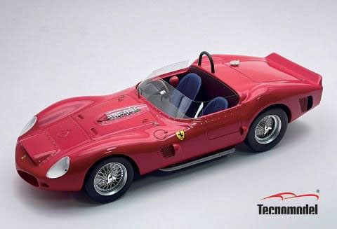 ** 予約商品 ** Tecno Model TM18-232F 1/18 Ferrari 330 TRI Press version (No Rool Bar) Red