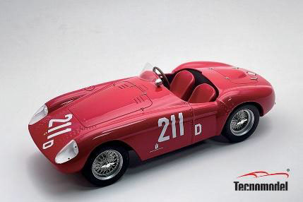 ** 予約商品 ** Tecno Model TM18-278F 1/18 Ferrari 500 Mondial Sacramento 1956 2nd #211 R. Ginther