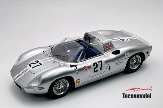 ** 予約商品 ** Tecno Model TM18-309B 1/18 Ferrari 330P Sebring 12H 1965  #27 C. Kolb - J. Fulp