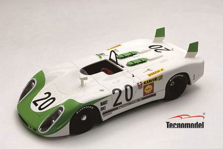 ** 予約商品 ** Tecno Model TM18-328B 1/18 Porsche 908-02 LH Flunder Le Mans 24H 1969 #20 J. Siffert - B. Redman
