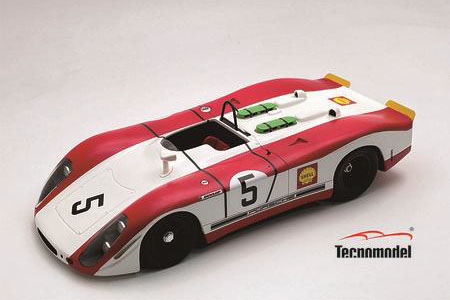 ** 予約商品 ** Tecno Model TM18-328C 1/18 Porsche 908-02 LH Flunder Imola 500km 1969 #5 V. Elford - H. Herrmann