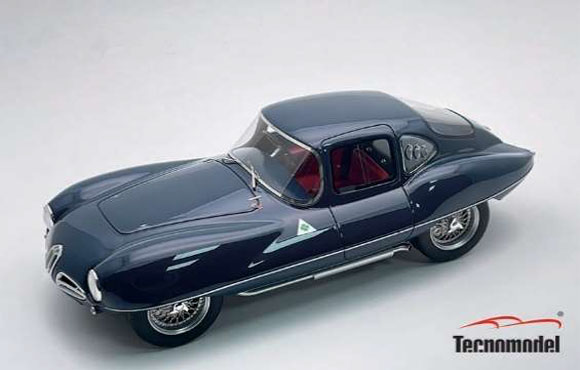 ** 予約商品 ** Tecno Model TM18-329E 1/18 Alfa Romeo C52 Disco Volante coupe 1953 Apennine Blue