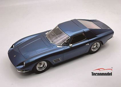 ** 予約商品 ** Tecno Model TM18-358C 1/18 Lamborghini 400GT Monza Blu Abu Dhabi