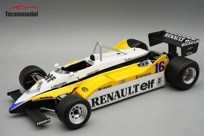 ** 予約商品 ** Tecno Model TM18-367B 1/18 Renault RE30B Italian GP 1982 Winner Rene Arnoux