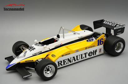 ** 予約商品 ** Tecno Model TM18-367D 1/18 Renault RE30B French GP 1982 Winner Rene Arnoux
