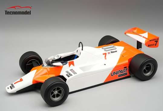 ** 予約商品 ** Tecno Model TM18-368B 1/18 McLaren MP4/1B #7 1982 Detroit GP Winner John Watson