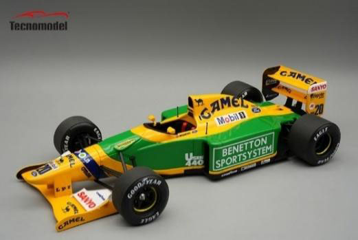 ** 予約商品 ** Tecno Model TM18-374D 1/18 Benetton B192 Silverstone Test 1992 #20 Perry McCarthy