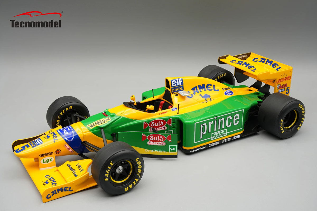 ** 予約商品 ** Tecno Model TM18-377B 1/18 Benetton B193B Hungarian GP 1993 Michael Schumacher