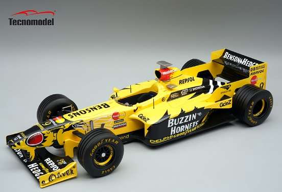 ** 予約商品 ** Tecno Model TM18-384B 1/18 Jordan Honda 198 #9 1998 Bergian GP Damon Hill