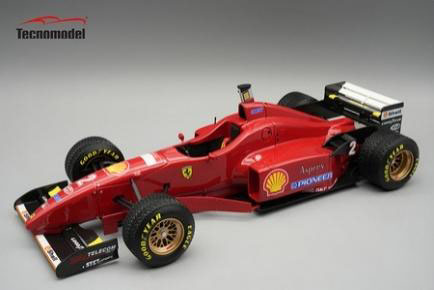 ** 予約商品 ** Tecno Model TM18-387D 1/18 Ferrari F310 Spanish GP 1996 Eddie Irvine (Rain Tires)
