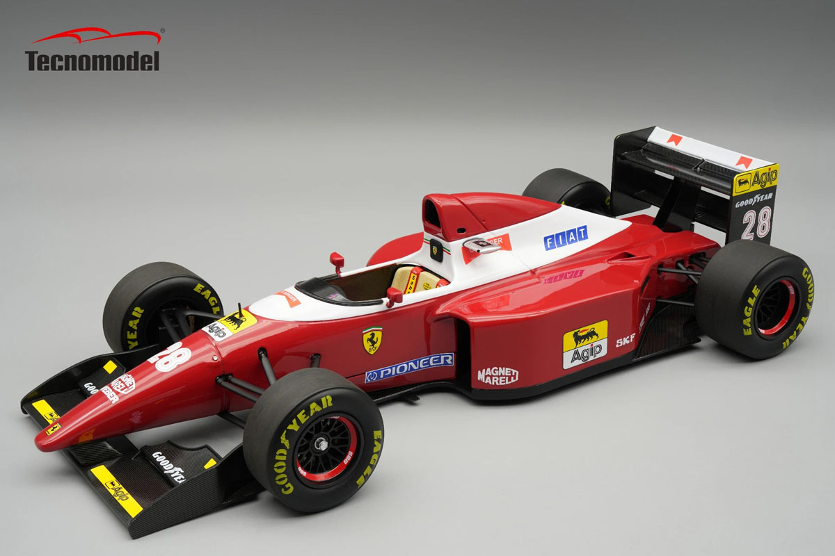 ** 予約商品 ** Tecno Model TM18-390D 1/18 Ferrari F93A German GP 1993 #28 Gerhard Berger