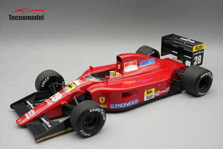 ** 予約商品 ** Tecno Model TM18-392C 1/18 Ferrari 642 F1 Bergian GP 1991 Jean Alesi