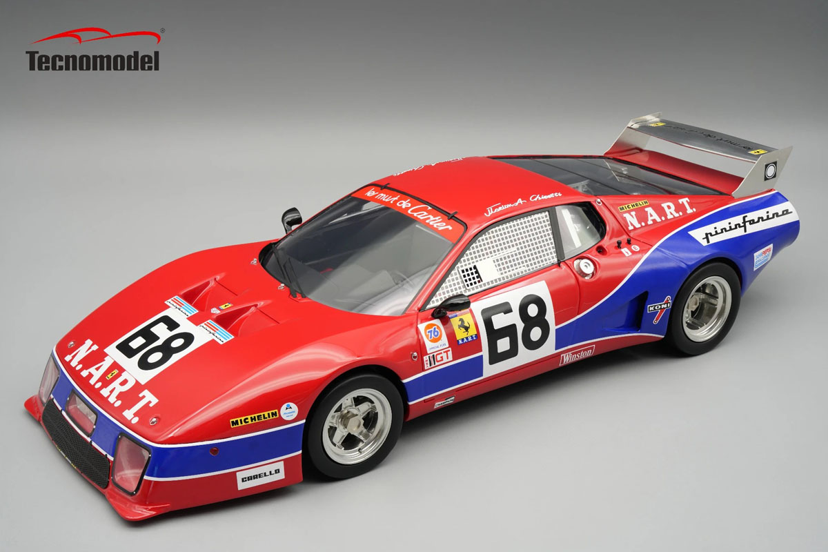 予約商品 ** Tecno Model TM18-409B 1/18 Ferrari 512BB/LM Daytona