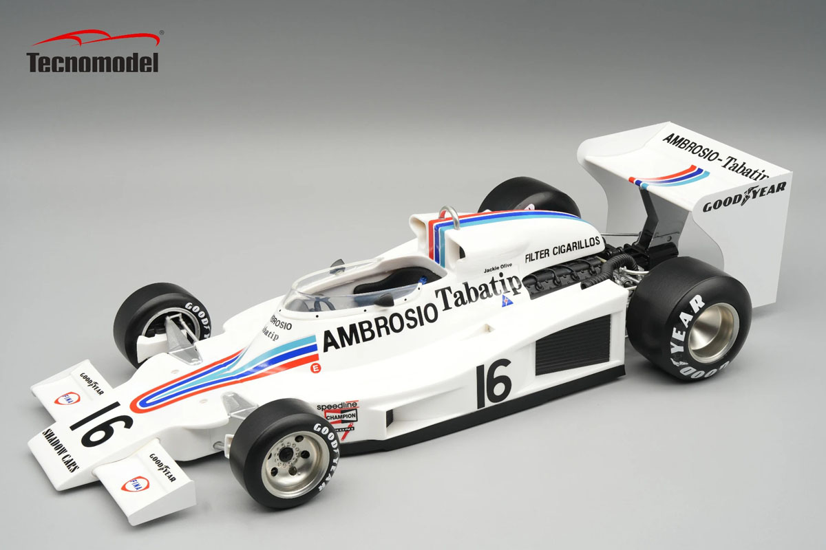 ** 予約商品 ** Tecno Model TM18-415A 1/18 Shadow DN8 Sweden GP 1977 #16 Jackie Oliver