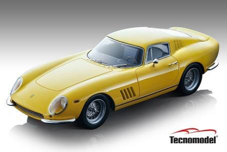 ** 予約商品 ** Tecno Model TM18-85H 1/18 Ferrari 275 GTB 1965 Yellow Modena